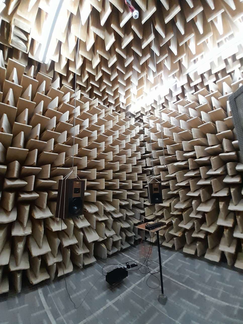 Acoustics testing lab.