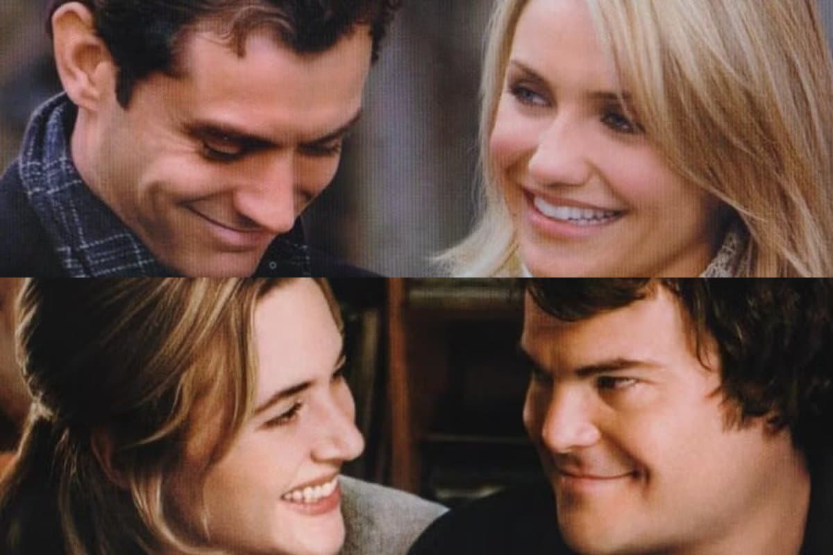 Image of cast from The Holiday smiling