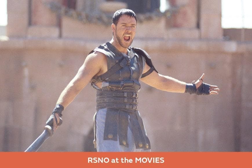 Shot from Gladiator film