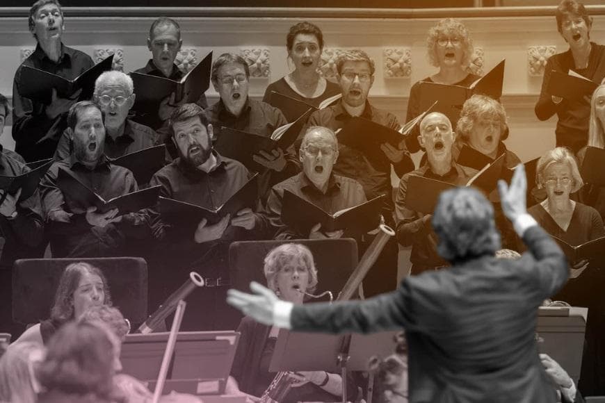 Image of a choir singing